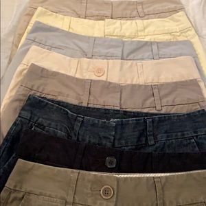 Loft size 00 shorts - 8 pair